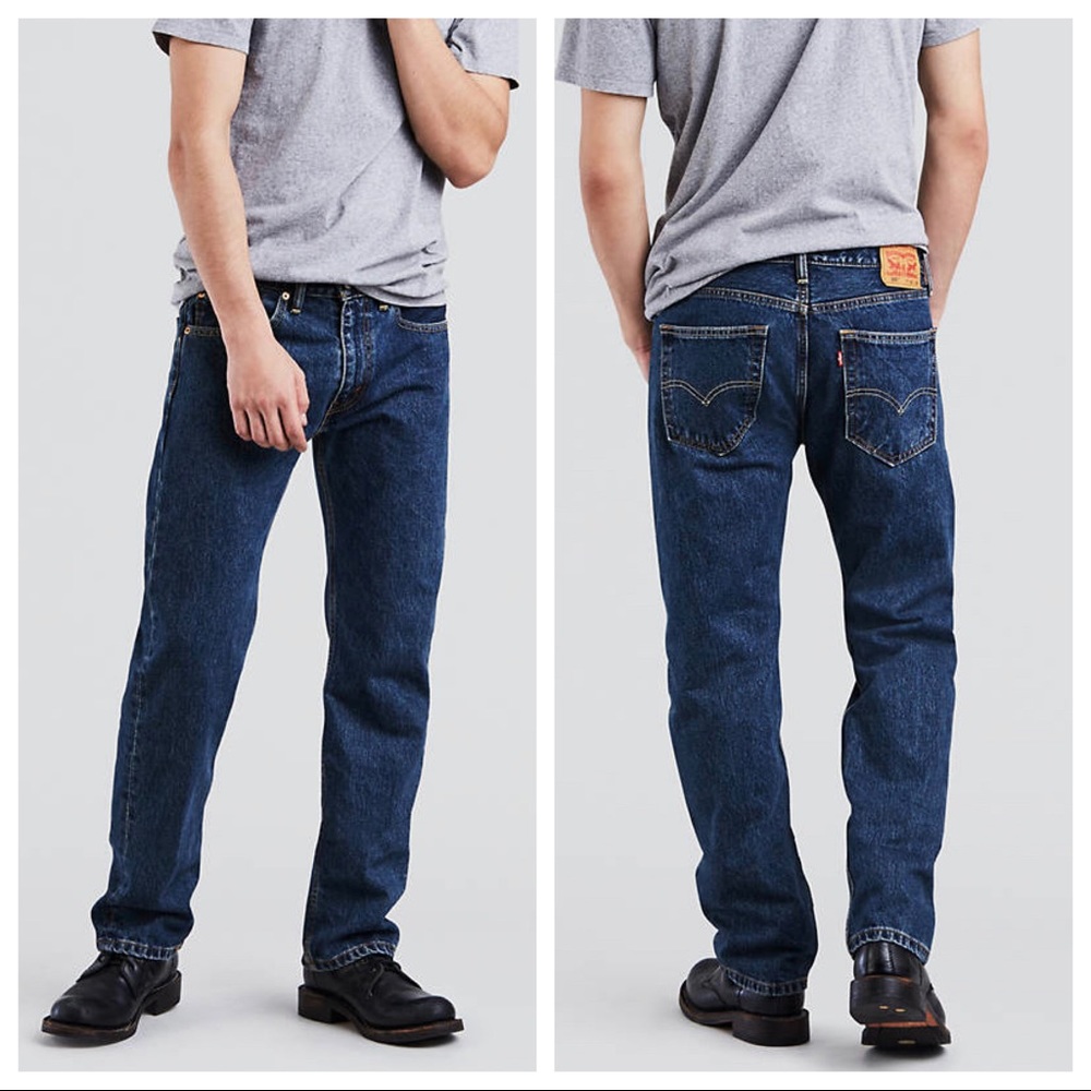 NWT Levi’s 505 Regular Straight Blue Jeans 34x32